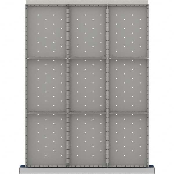 LISTA - 9-Compartment Drawer Divider Layout for 3.15" High Drawers - Eagle Tool & Supply