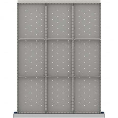 LISTA - 9-Compartment Drawer Divider Layout for 3.15" High Drawers - Eagle Tool & Supply