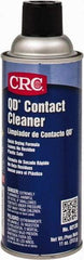 CRC - 11 Ounce Aerosol Contact Cleaner - 0°F Flash Point, 22,600 Volt Dielectric Strength, Flammable, Food Grade, Plastic Safe - Eagle Tool & Supply