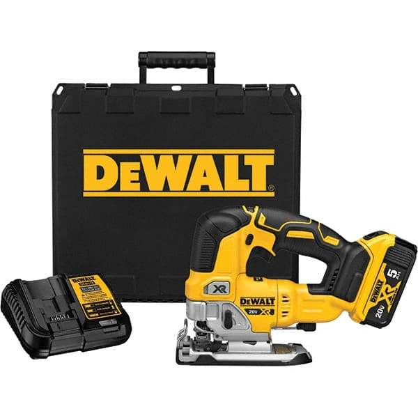 DeWALT - Cordless Jigsaws Voltage: 20 Strokes per Minute: 3200 - Eagle Tool & Supply