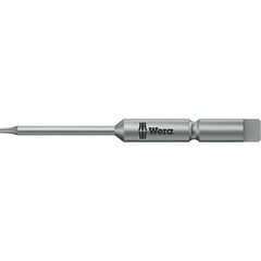 Wera - 4mm Drive IPR1 Tamperproof Torx Screwdriver Bit - 64mm OAL, Power Bit - Eagle Tool & Supply