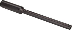 Allied Machine and Engineering - Series Z, 7/16 to 1/2" Diam, 3/4" Diam Straight Shank with Flange, Straight Flute Spade Drill - 4-3/8" Max Depth, 5-5/8" Body Length, 7-9/16" OAL, Extended Length, Through Coolant - Eagle Tool & Supply
