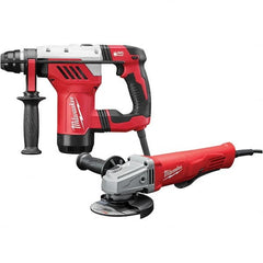 Milwaukee Tool - 120V 1-1/8" Chuck Electric Rotary Hammer - Eagle Tool & Supply