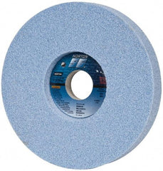Norton - 7" Diam x 1-1/4" Hole x 1" Thick, I Hardness, 46 Grit Surface Grinding Wheel - Ceramic, Type 5, Coarse Grade, 3,600 Max RPM, Vitrified Bond, One-Side Recess - Eagle Tool & Supply