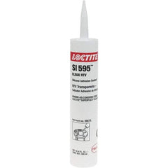 Loctite - 300 mL Cartridge Clear RTV Silicone Joint Sealant - -65 to 450°F Operating Temp, 30 min Tack Free Dry Time, 24 hr Full Cure Time - Eagle Tool & Supply