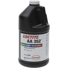 Loctite - 1 L Bottle Clear Light Cure Adhesive - 352 1 LITER UV LOCTITE LTCURE ADHS - Eagle Tool & Supply