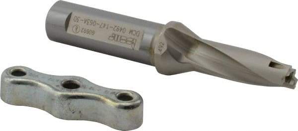 Iscar - 0.492 to 0.508" Diam, 3xD, 1.47" Max Depth, 5/8" Shank Diam, Replaceable Tip Drill - 12 Seat Size, DCM Toolholder, Series ChamDrill - Eagle Tool & Supply