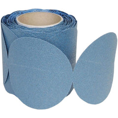 Norton - 6" Diam, 80 Grit Zirconia Alumina Adhesive PSA Disc - Eagle Tool & Supply