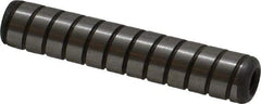 Holo-Krome - 3/8" Diam x 2" Pin Length 4000 Alloy Steel Pull Out Dowel Pin - Black Luster Finish, C 47-58 & C 60 (Surface) Hardness, 1 Beveled & 1 Threaded End - Eagle Tool & Supply