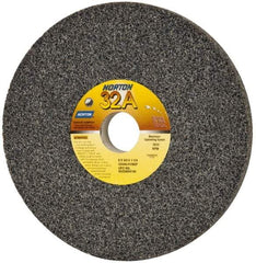 Norton - 8" Diam x 1-1/4" Hole x 3/4" Thick, H Hardness, 46 Grit Surface Grinding Wheel - Aluminum Oxide, Type 1, Coarse Grade, 3,600 Max RPM, Vitrified Bond, No Recess - Eagle Tool & Supply