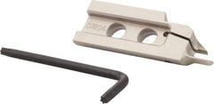 Iscar - 3" Groove Width, 7mm Max Depth of Cut, Right Hand Cut, HGAI Indexable Grooving Blade - GRIP, GRIP (Full Radius), HGN-C, HGN-J, HGN-UT Insert Style, Series Heliface - Eagle Tool & Supply