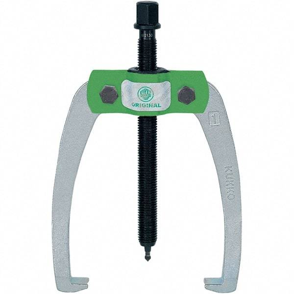 KUKKO - 2 Jaw, 1/2" to 3-7/8" Spread, 3 Ton Capacity, Jaw Puller - 3-7/8" Reach, For Bearings, Gears, Discs - Eagle Tool & Supply