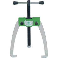 KUKKO - 2 Jaw, 1/4" to 3-3/16" Spread, 1 Ton Capacity, Jaw Puller - 3-3/16" Reach, For Bearings, Gears, Discs - Eagle Tool & Supply