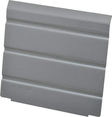 Vidmar - Tool Box Steel Drawer Divider - 4-1/4" Wide x 4-5/8" Deep x 4-1/2" High, Gray, For Vidmar Cabinets - Eagle Tool & Supply