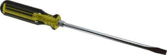 Stanley - Standard Slotted Screwdriver - Round Shank, Acetate Handle - Eagle Tool & Supply