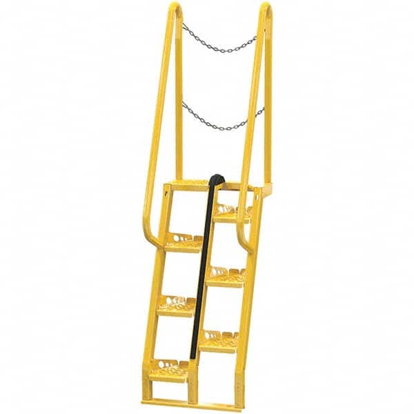 Vestil - 90" High 350 Lb Capacity 7 Step Alternating Tread Stair - Eagle Tool & Supply