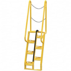 Vestil - 90" High 350 Lb Capacity 7 Step Alternating Tread Stair - Eagle Tool & Supply
