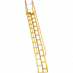 Vestil - 209-7/8" High 350 Lb Capacity 24 Step Alternating Tread Stair - Eagle Tool & Supply
