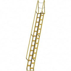 Vestil - 210-3/8" High 350 Lb Capacity 24 Step Alternating Tread Stair - Eagle Tool & Supply