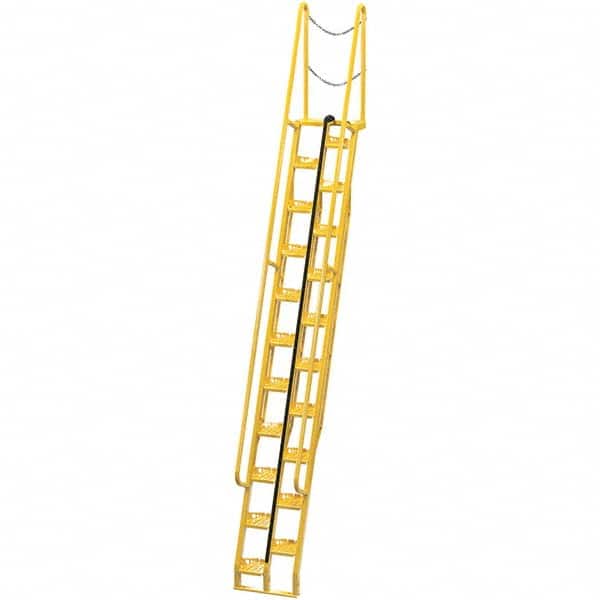 Vestil - 198" High 350 Lb Capacity 21 Step Alternating Tread Stair - Eagle Tool & Supply