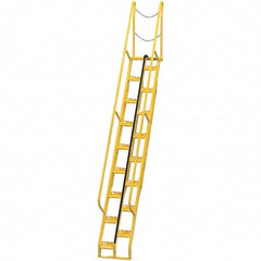 Vestil - 174-1/8" High 350 Lb Capacity 17 Step Alternating Tread Stair - Eagle Tool & Supply