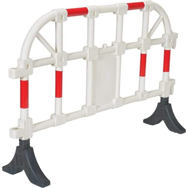 Vestil - Folding Gates & Barricades Type: Hand Railing Sections Height (Inch): 40 - Eagle Tool & Supply