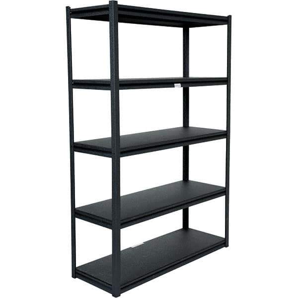 Vestil - 5 Shelf Steel Shelving - 2,000 Lb Capacity, 18" Wide x 72" High x 48" Deep - Eagle Tool & Supply