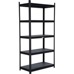 Vestil - 5 Shelf Steel Shelving - 2,000 Lb Capacity, 18" Wide x 72" High x 36" Deep - Eagle Tool & Supply