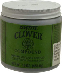 Loctite - 1 Lb Water Soluble Compound - Compound Grade Super Fine, 800 Grit, Black & Gray, Use on General Purpose - Eagle Tool & Supply