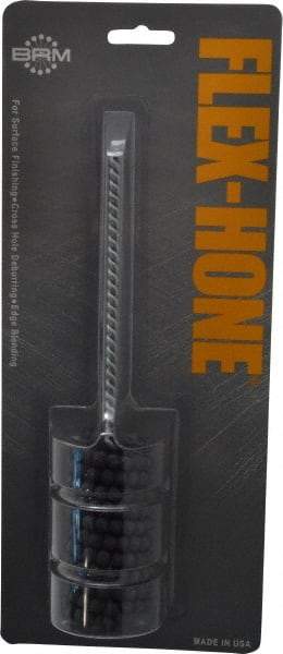 Brush Research Mfg. - 1-3/8" Bore Diam, 180 Grit, Silicon Carbide Flexible Hone - Extra Fine, 8" OAL - Eagle Tool & Supply