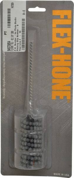 Brush Research Mfg. - 1-3/8" Bore Diam, 320 Grit, Silicon Carbide Flexible Hone - Extra Fine, 8" OAL - Eagle Tool & Supply