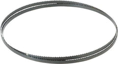 Starrett - 6 TPI, 7' 9-1/2" Long x 3/8" Wide x 0.025" Thick, Welded Band Saw Blade - Carbon Steel, Toothed Edge, Raker Tooth Set, Flexible Back, Contour Cutting - Eagle Tool & Supply