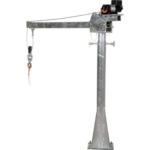 Vestil - 2,000 Lb Load Capacity, Jib Crane - Eagle Tool & Supply