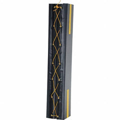 Vestil - 6" High, Column Protector - Fits 5" Columns, Black - Eagle Tool & Supply