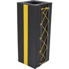 Vestil - 3" High, Column Protector - Fits 8" Columns, Black - Eagle Tool & Supply