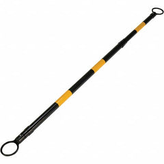 Vestil - Traffic Cones Type: Barrier Bar Color: Black; Yellow - Eagle Tool & Supply