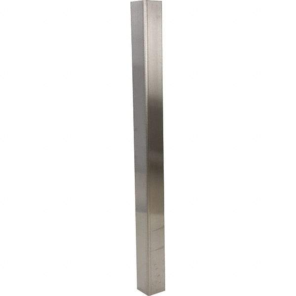 Vestil - 3-1/2" Long, Steel Corner Guard - Silver - Eagle Tool & Supply
