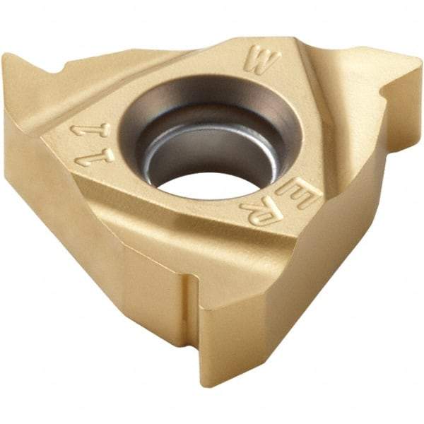 Seco - 16ER External Right Hand Whitworth Laydown Threading Insert - Grade TTP2050, TiAlN/TiSiN Coated Carbide - Eagle Tool & Supply
