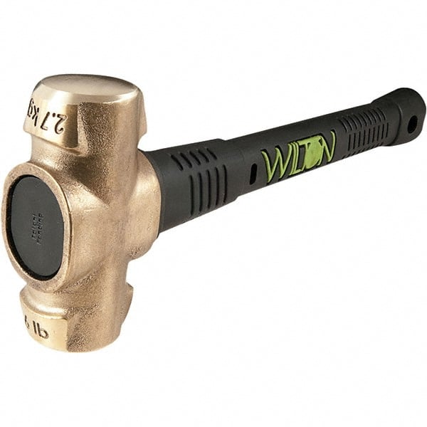 Wilton - Non-Sparking Hammers Tool Type: Brass Hammer Head Material: Brass - Eagle Tool & Supply