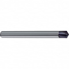 Guhring - 10mm Diam 4 Flute Single End Solid Carbide Chamfer Mill - Eagle Tool & Supply