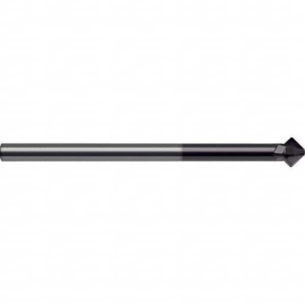 Guhring - 6mm Diam 4 Flute Single End Solid Carbide Chamfer Mill - Eagle Tool & Supply