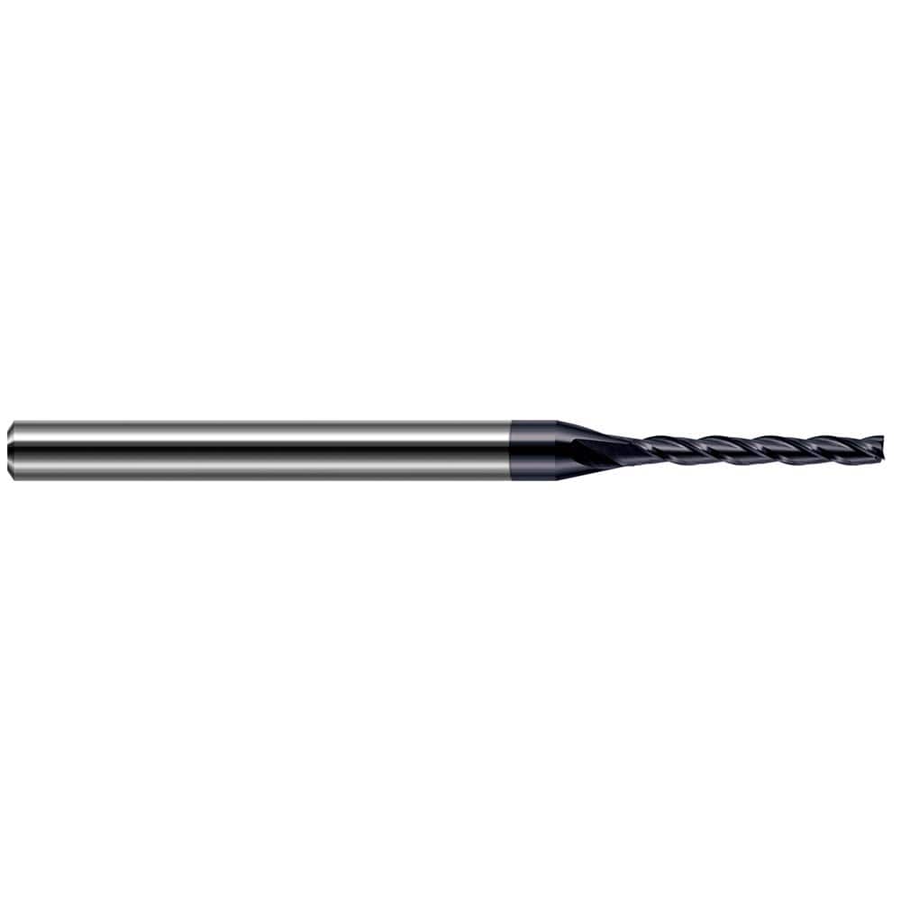 Harvey Tool - Square End Mills; Mill Diameter (Decimal Inch): 0.0250 ; Length of Cut (Inch): 13/64 ; Length of Cut (Decimal Inch): 0.2030 ; Material: Solid Carbide ; Finish/Coating: AlTiN ; Shank Diameter (Inch): 1/8 - Exact Industrial Supply