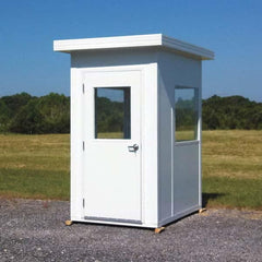 Panel Built - 4' Long x 4' Wide x 8' High, Guard Booth - Eagle Tool & Supply