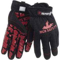MCR Safety - Size M Synthetic Abrasion Protection Work Gloves - Eagle Tool & Supply
