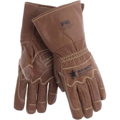 MCR Safety - Arc Flash & Flame Protection Gloves Protection Type: Arc Flash Material Type: Leather or Synthetic Leather - Eagle Tool & Supply