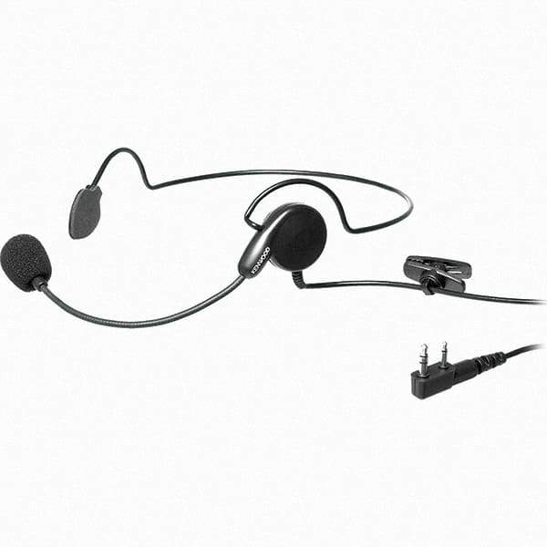 Kenwood - Behind the Head, Boom Microphone Headset with Microphone - Black, Use with Protalk Series Two Way Radios - Eagle Tool & Supply