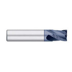 Titan USA - Roughing End Mills; Mill Diameter (Inch): 1/2 ; Mill Diameter (Decimal Inch): 0.5000 ; Number of Flutes: 4 ; Pitch: Fine ; Length of Cut (Inch): 5/8 ; Length of Cut (Decimal Inch): 0.6250 - Exact Industrial Supply