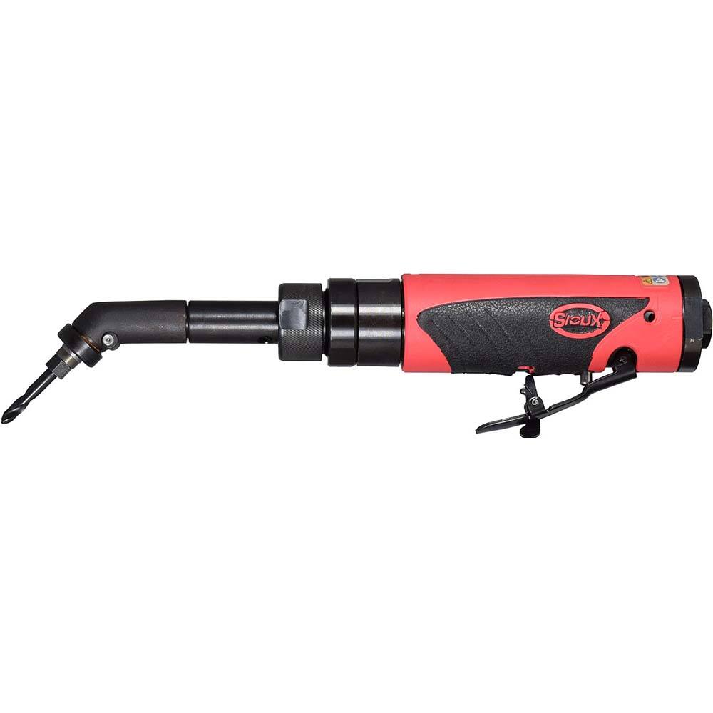 Sioux Tools - Air Drills; Chuck Size: 1/4-28 ; Chuck Type: Threaded ; Handle Type: Rubber Grip ; Horsepower: 0.4000 ; Reversible: No ; Speed (RPM): 800.00 - Exact Industrial Supply