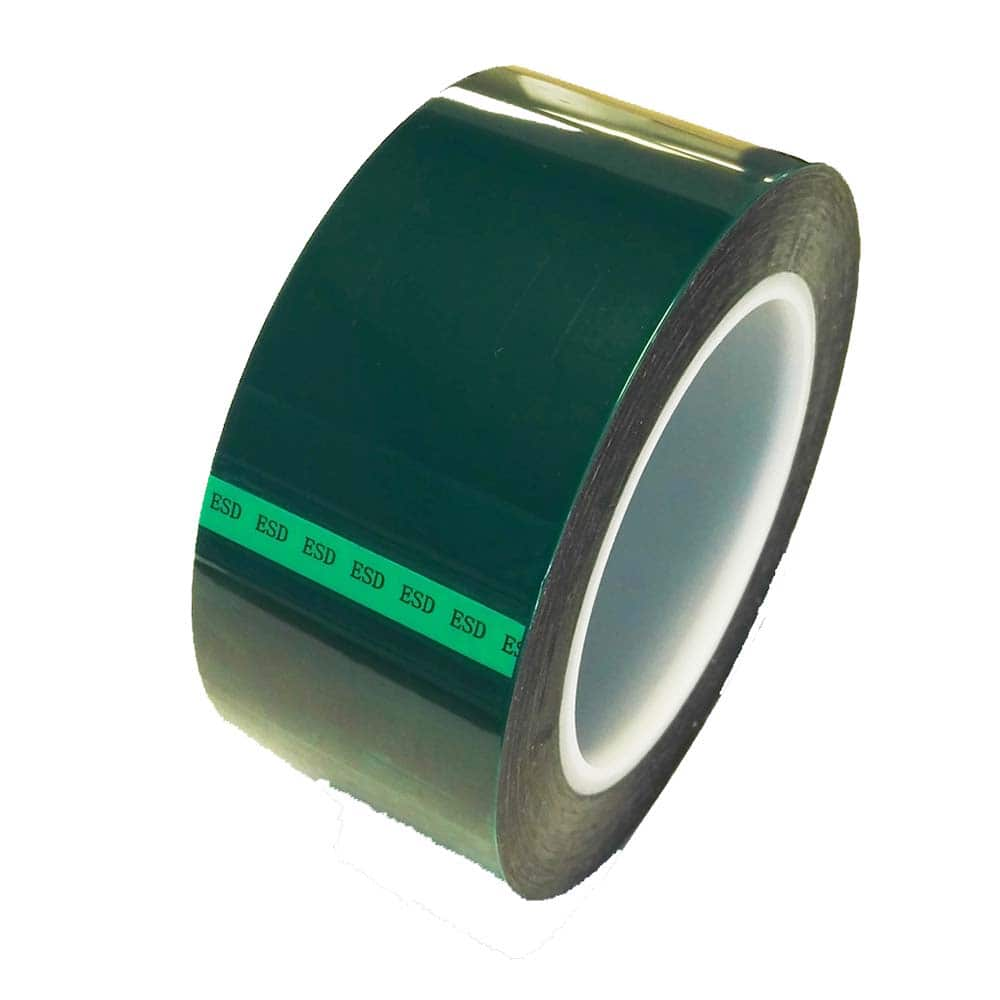 Bertech - Anti-Static Equipment Accessories; Type: ESD Polyester Tape ; Backing Material: Polyester (Film) ; Series: ESDGPT ; Tape Width (Inch): 10 ; Tape Length (Feet): 216.00 ; Tape Length (yd): 72.00 - Exact Industrial Supply