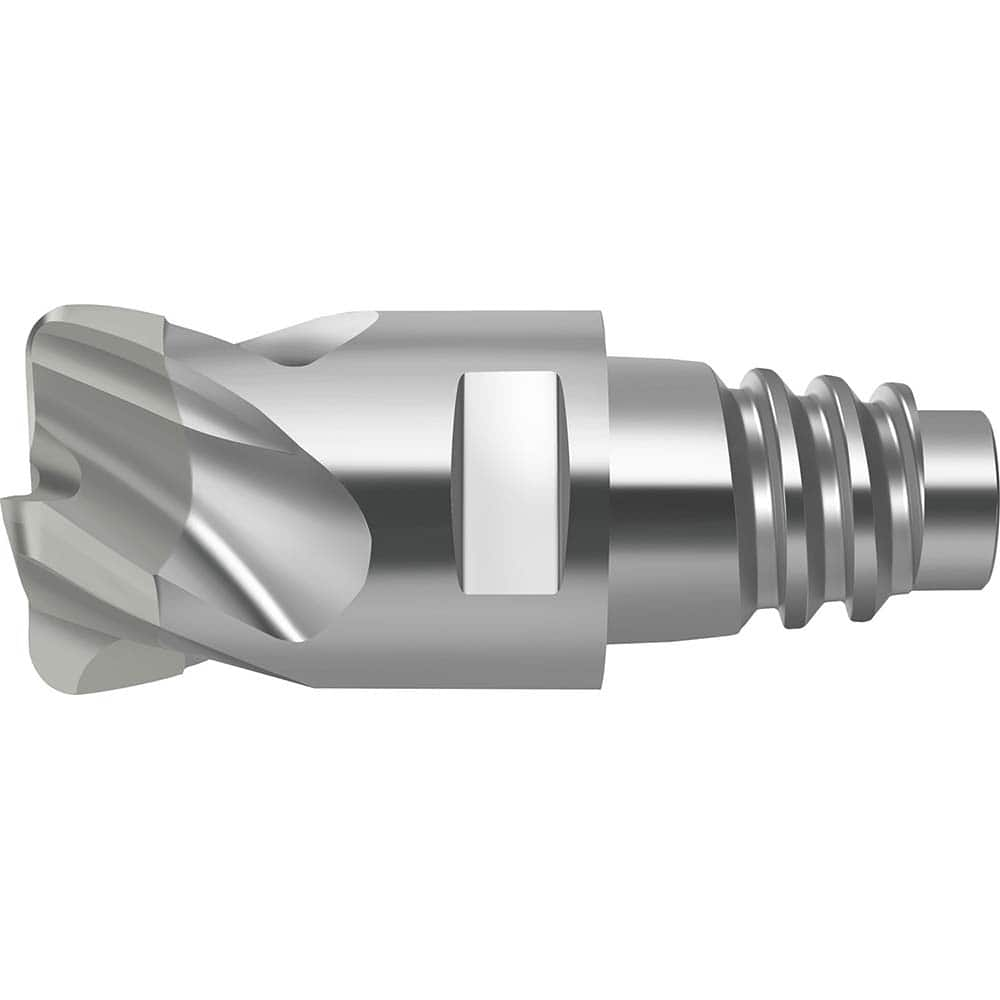 Corner Radius End Mill Head: 8 Flutes E20, Solid Carbide